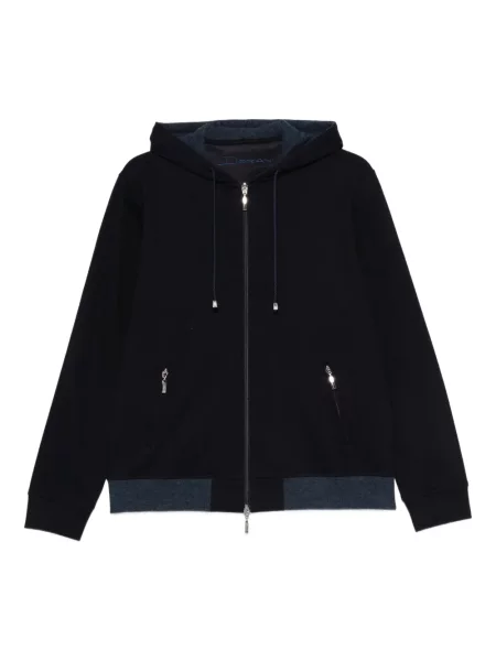 Mikina s kapucňou Doriani Cashmere modrá