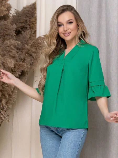 Блуза Uaclothes софтшел зелений