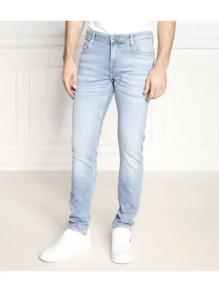 Guess Blugi Chris Super Skinny Fit albastru