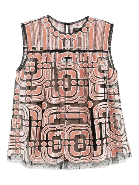 Kamizelka Biyan z nadrukiem różowa