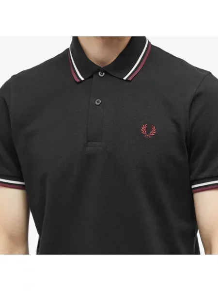 Koszulka polo Fred Perry czarna