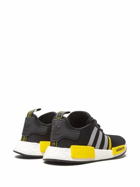 Legginsy Adidas z logo zamszowe do biegania szare