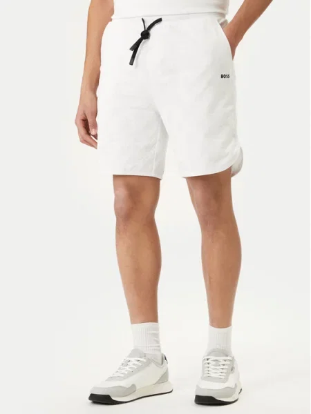 BOSS Sport rövidnadrág Member fehér