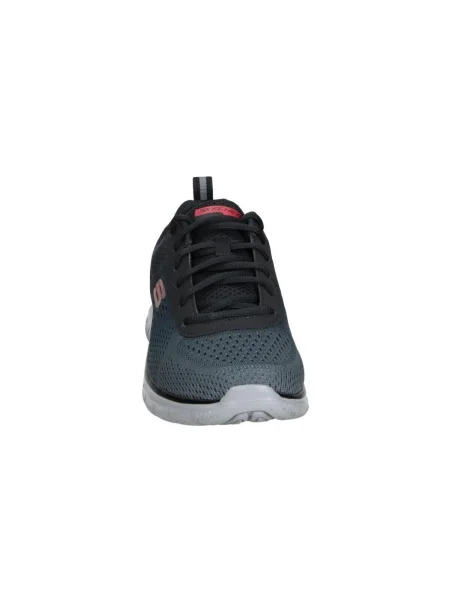 SKECHERS Track Ripkent pánska tréningová obuv black/charcoal čierna