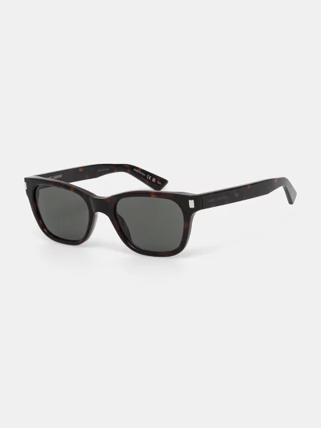 Saint Laurent Ochelari de soare pătrați maro