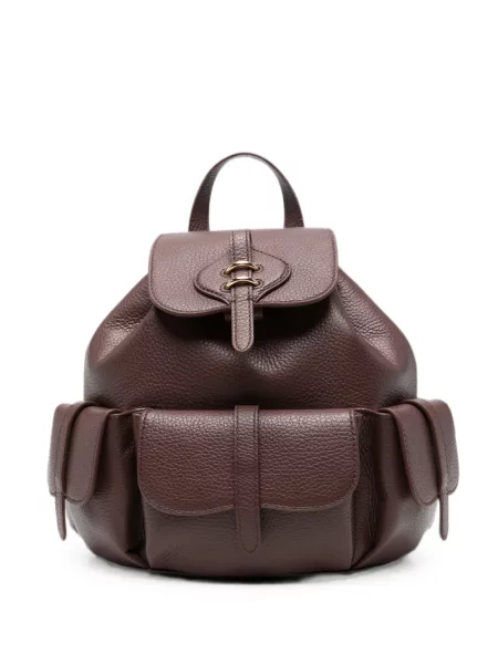 Rucsac Coccinelle din piele violet
