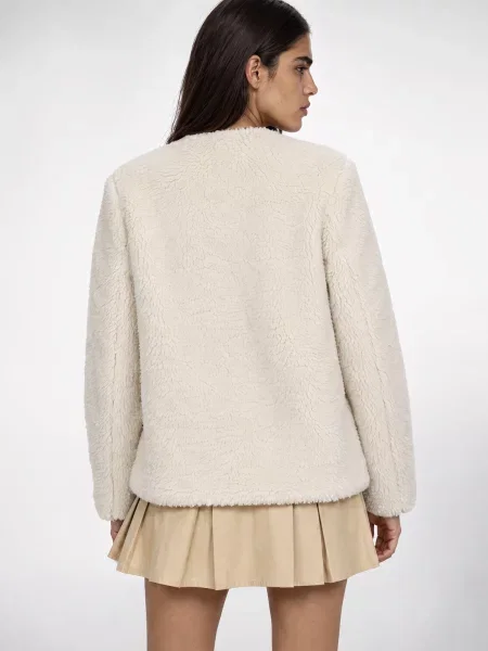 Ursuleț de pluș geacă Vero Moda bej