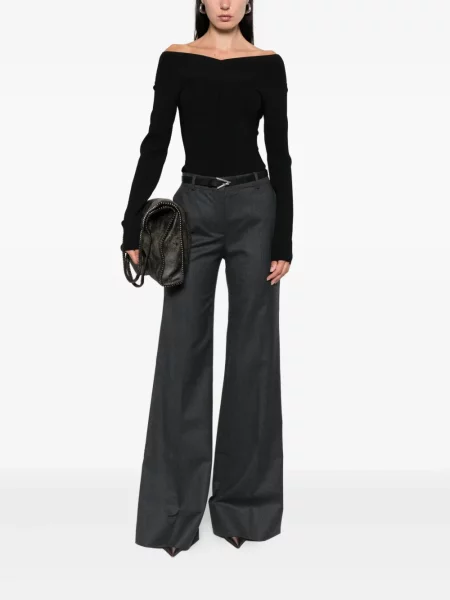 Pantaloni Stella Mccartney de lână gri