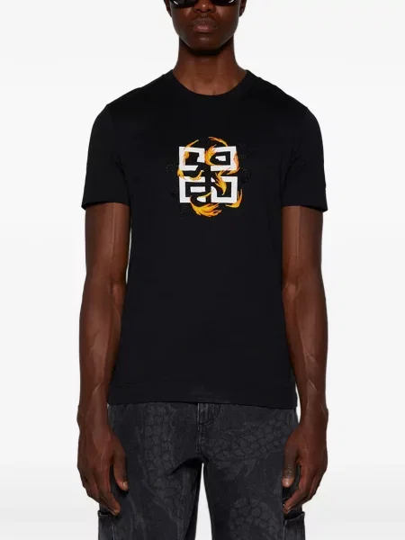 Grafic tricou Givenchy cu imagine negru