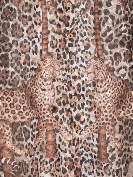 Sukienka koszulowa Pin-up Stars z nadrukiem z nadrukiem zwierzęcym garniturowa