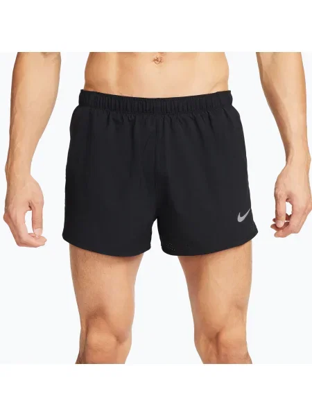 Férfi futó rövidnadrág Nike Fast Dri-Fit Brief Lined 3" black/black. Méret: fekete