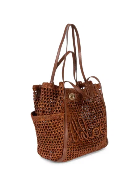 Geantă shopper Chloé maro
