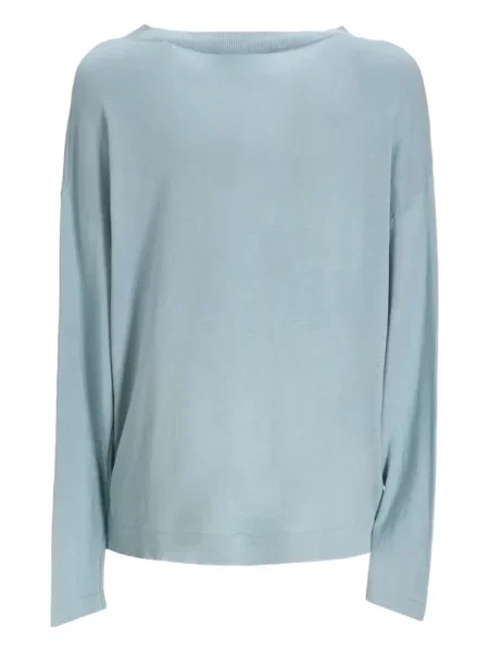 Tricou Weekend Max Mara cu decolteu în V albastru
