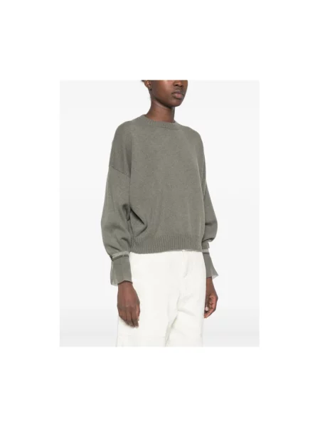 Sweter Brunello Cucinelli z kaszmiru szary