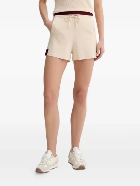 Pantaloni scurți Guess cu broderie cu cordon