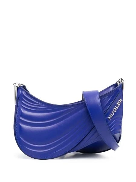 Geanta crossbody Mugler albastru