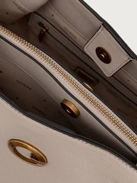Кожаная сумка шоппер Guess