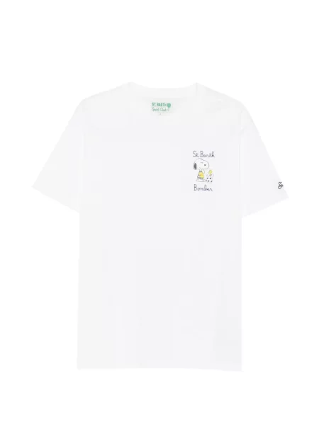 Tricou Mc2 Saint Barth cu imagine alb