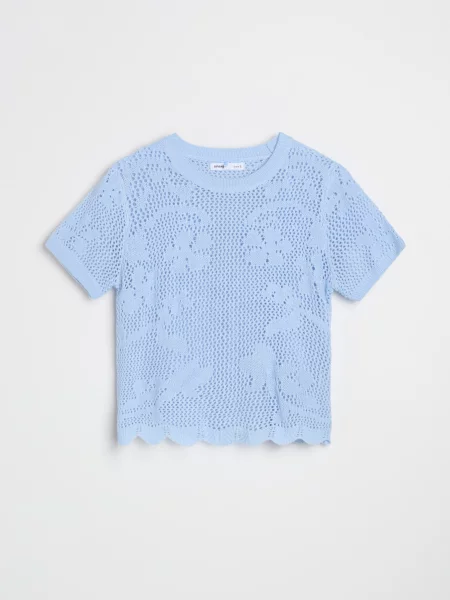 Светр-блузка блакитний