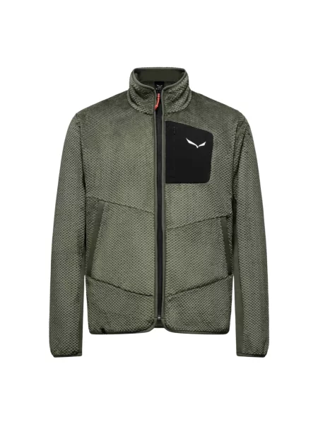 Bluza polarowa Salewa zielona