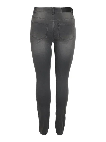 Noisy may Kavbojke NMCALLIE denim siv