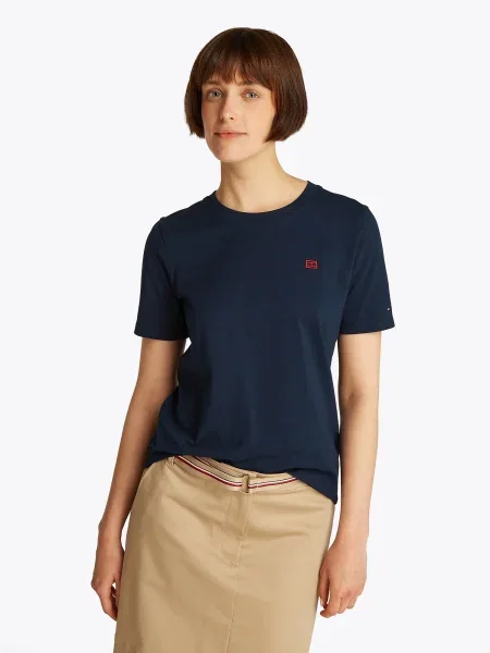 Tommy Hilfiger Tricou Bleumarin roșu