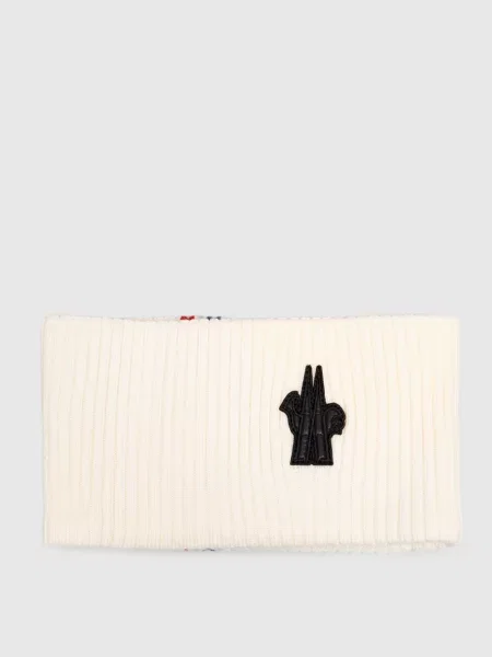 Шерстяная шапка Moncler Grenoble бежевая