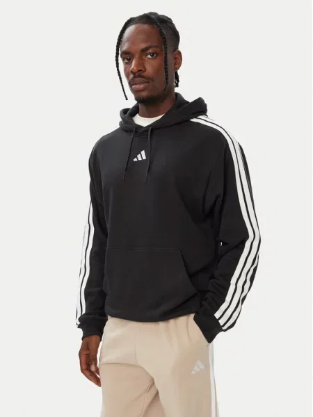 Adidas Hanorac Essentials French Terry negru