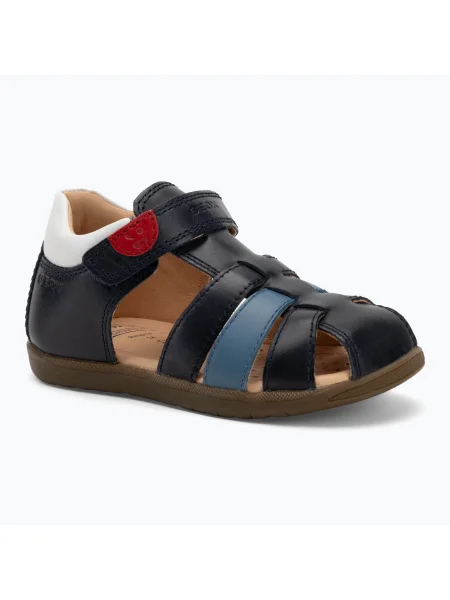 Sandale pentru copii Geox Macchia navy/light blue albastru