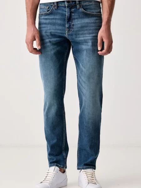 BOSS Orange blugi slim fit pentru bărbați ONYX BO albastru