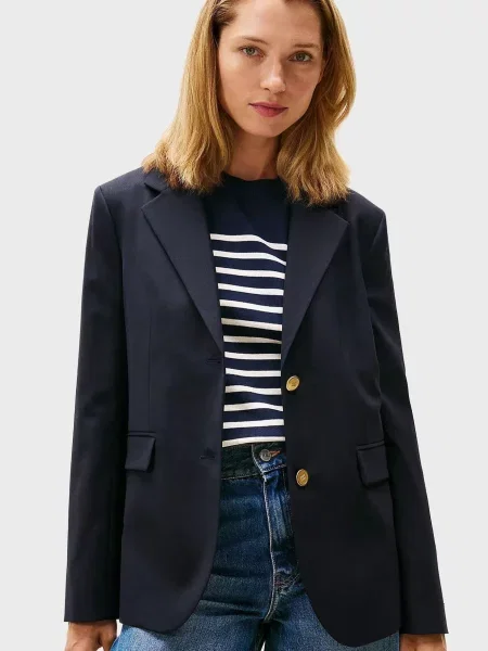 Вовняний піджак Tommy Hilfiger синій