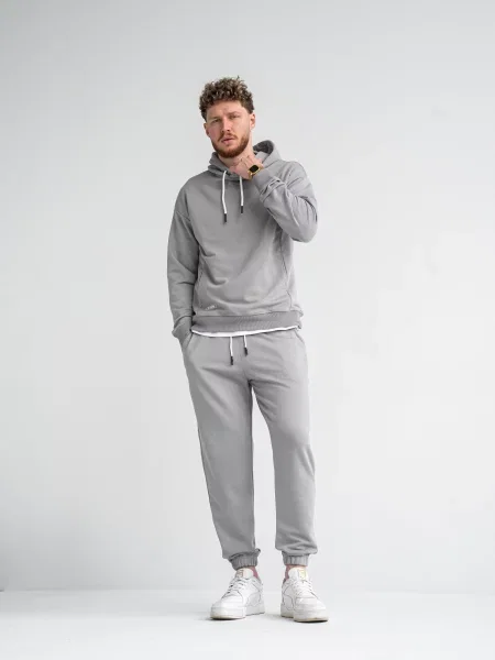 Повсякденний костюм TeamV бавовна/поліестер сірий