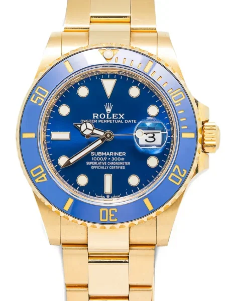 Часовник Rolex синьо