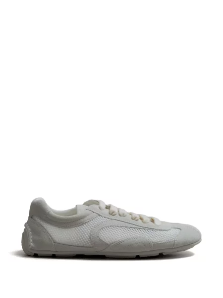 Sneakerși Prada plasă alb