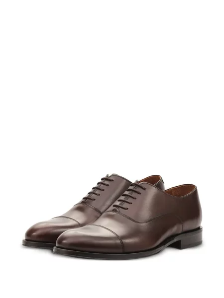 Oxford Lottusse din țesătură twill maro