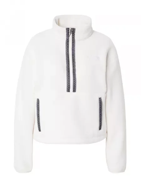 THE NORTH FACE Pulover FLEESKI negru murdar alb