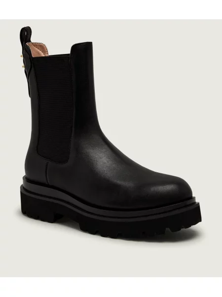 Coccinelle De piele ghete chelsea Coccinelle Mavery negru