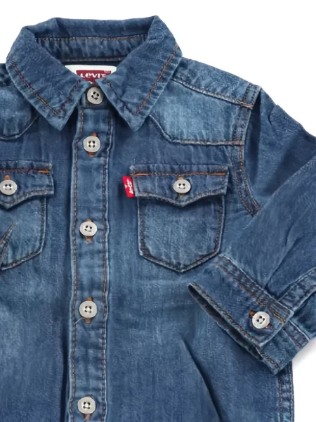 Koszula dżinsowa dziecięca Levi's niebieska