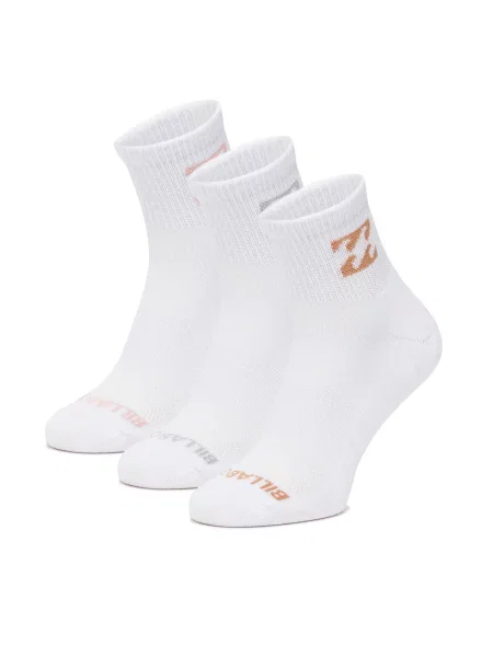 Billabong Set de 2 perechi de șosete lungi de damă alb