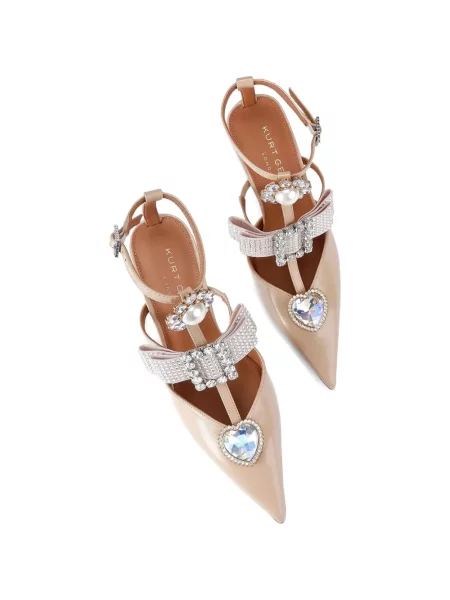 Pantofi cu toc Kurt Geiger London cu funde roz