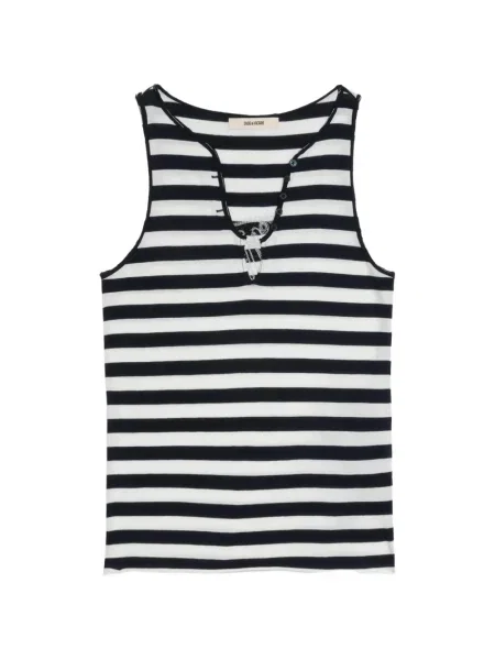 Top Zadig&voltaire cu dungi alb