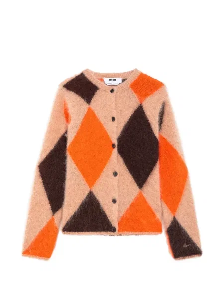 Cardigan Msgm cu model argyle