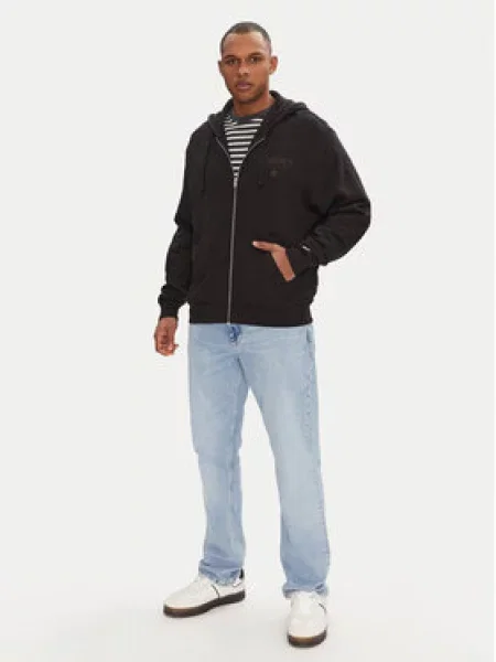 Tommy Jeans Mikina Varsity černá