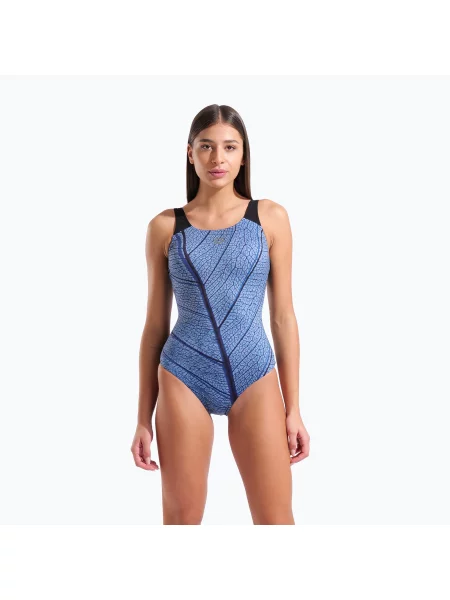 Costum de baie întreg pentru femei arena Sonia U Back black multi/black negru