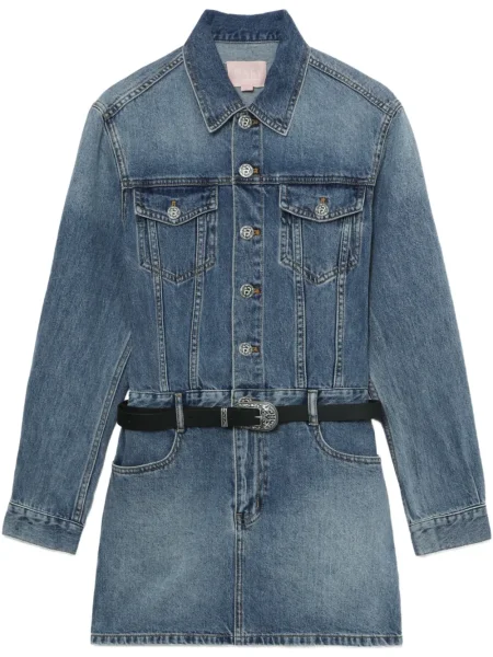 Rochie din denim Bapy By *a Bathing Ape® de costum albastru