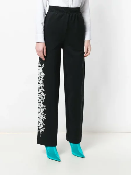 Pantaloni de jogging Off-white cu imagine alb