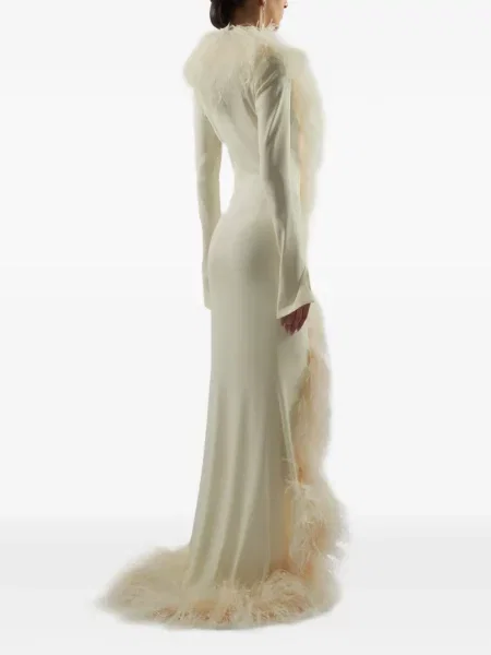 Rochie maxi Taller Marmo cu pene