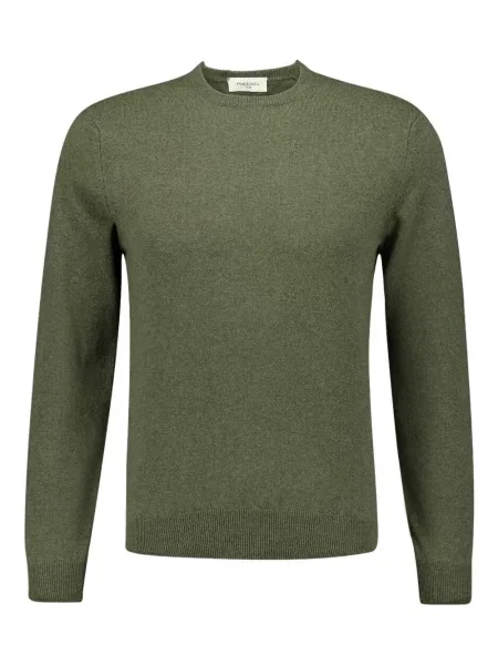 Pulover Piacenza Cashmere din cașmir cu decolteu rotund verde