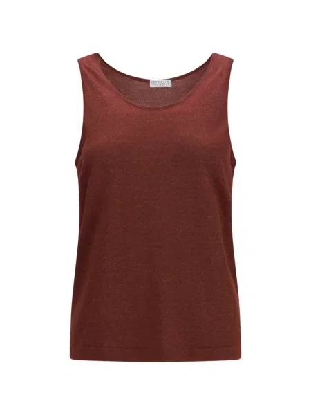 Top Brunello Cucinelli tricotate roșu