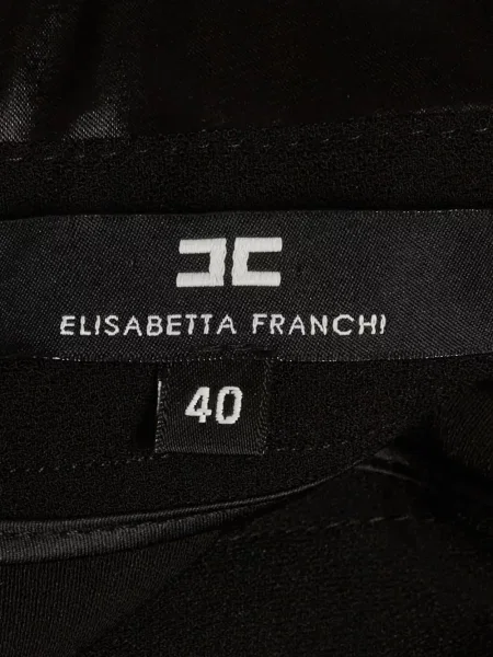 Salopetă Elisabetta Franchi drapată negru
